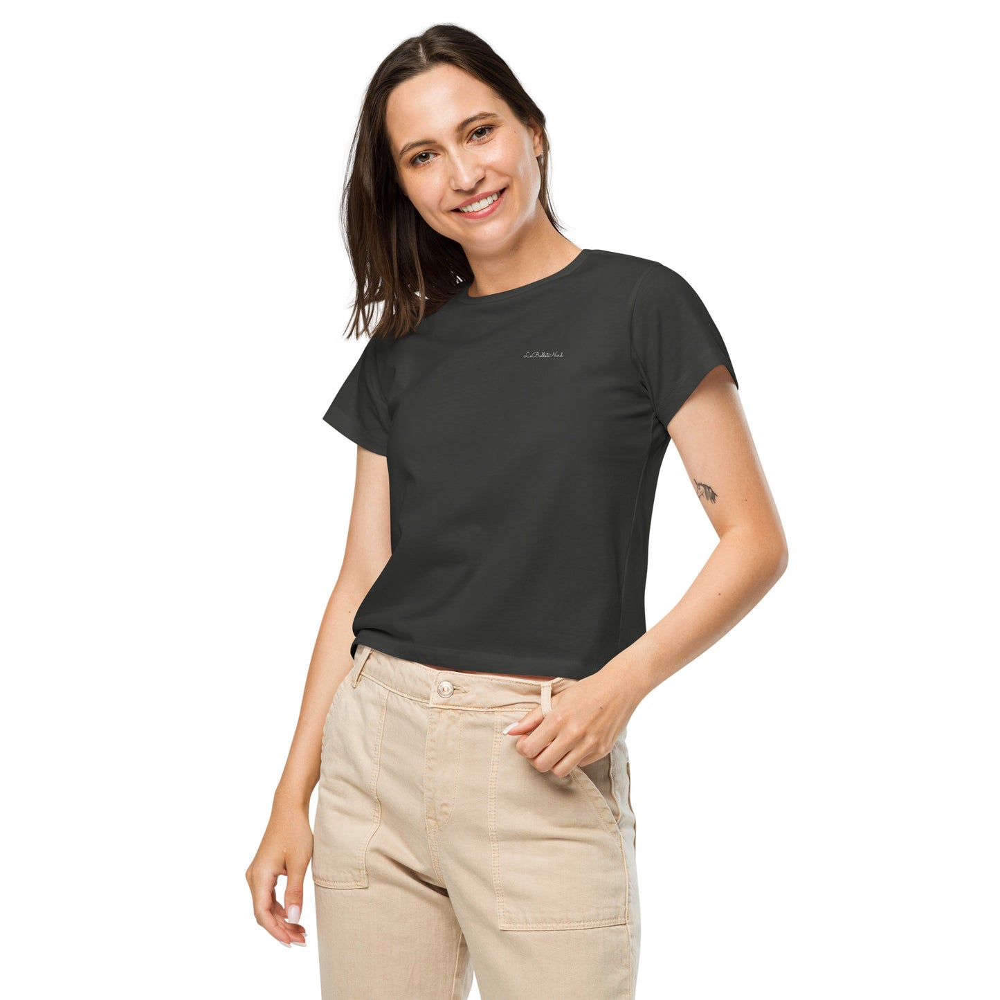 SUPERPOWER Women’s high-waisted t-shirt
