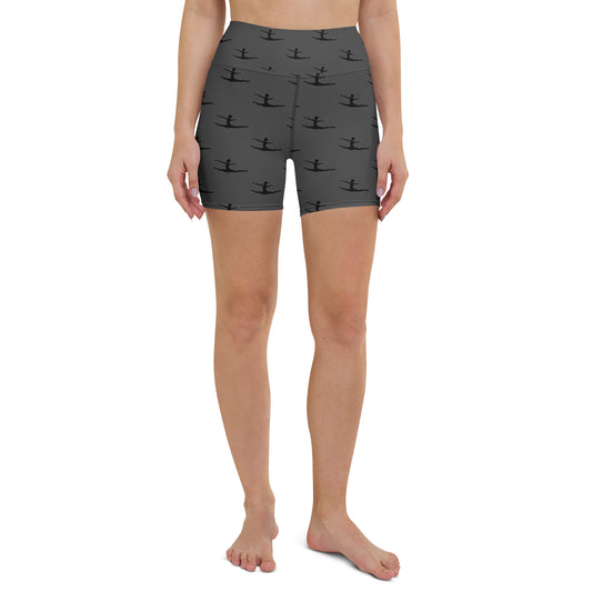 Graphite Grand Jete Yoga Shorts