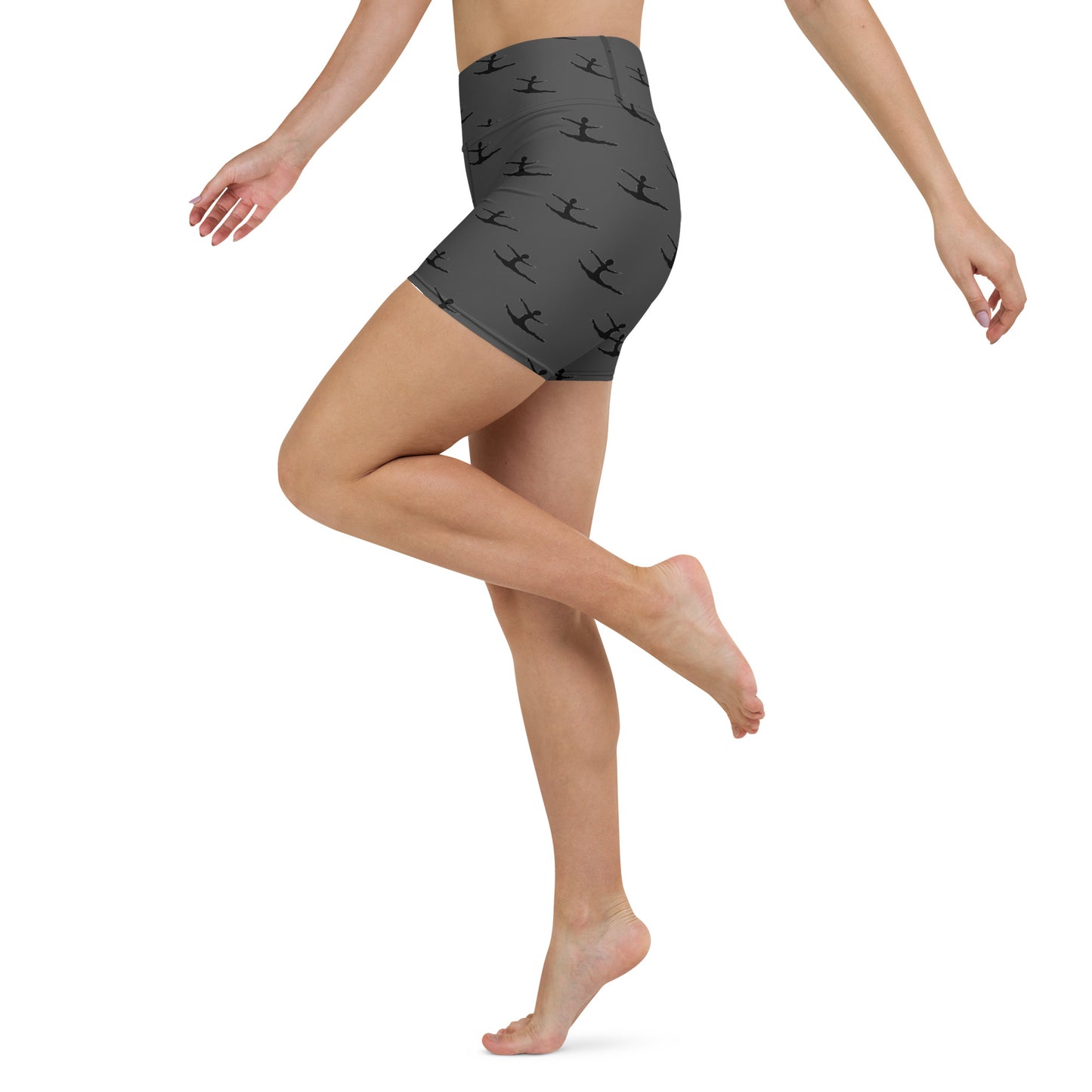 Graphite Grand Jete Yoga Shorts