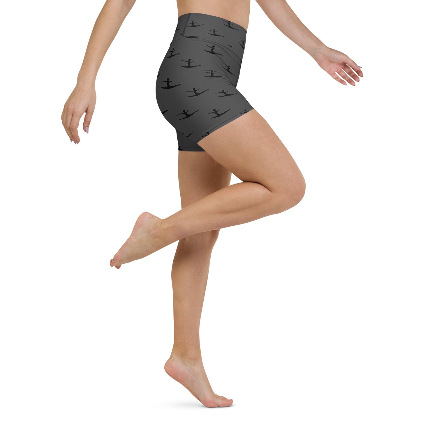 Graphite Grand Jete Yoga Shorts