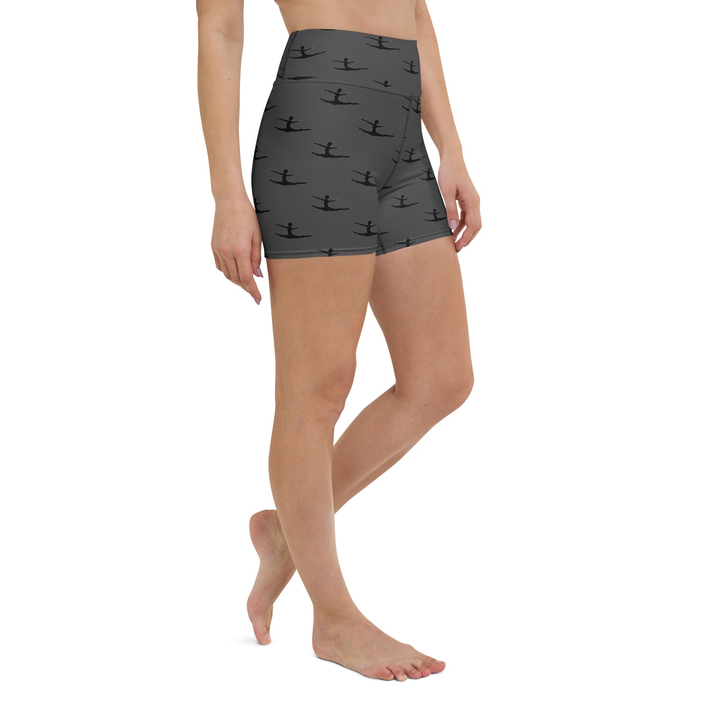 Graphite Grand Jete Yoga Shorts