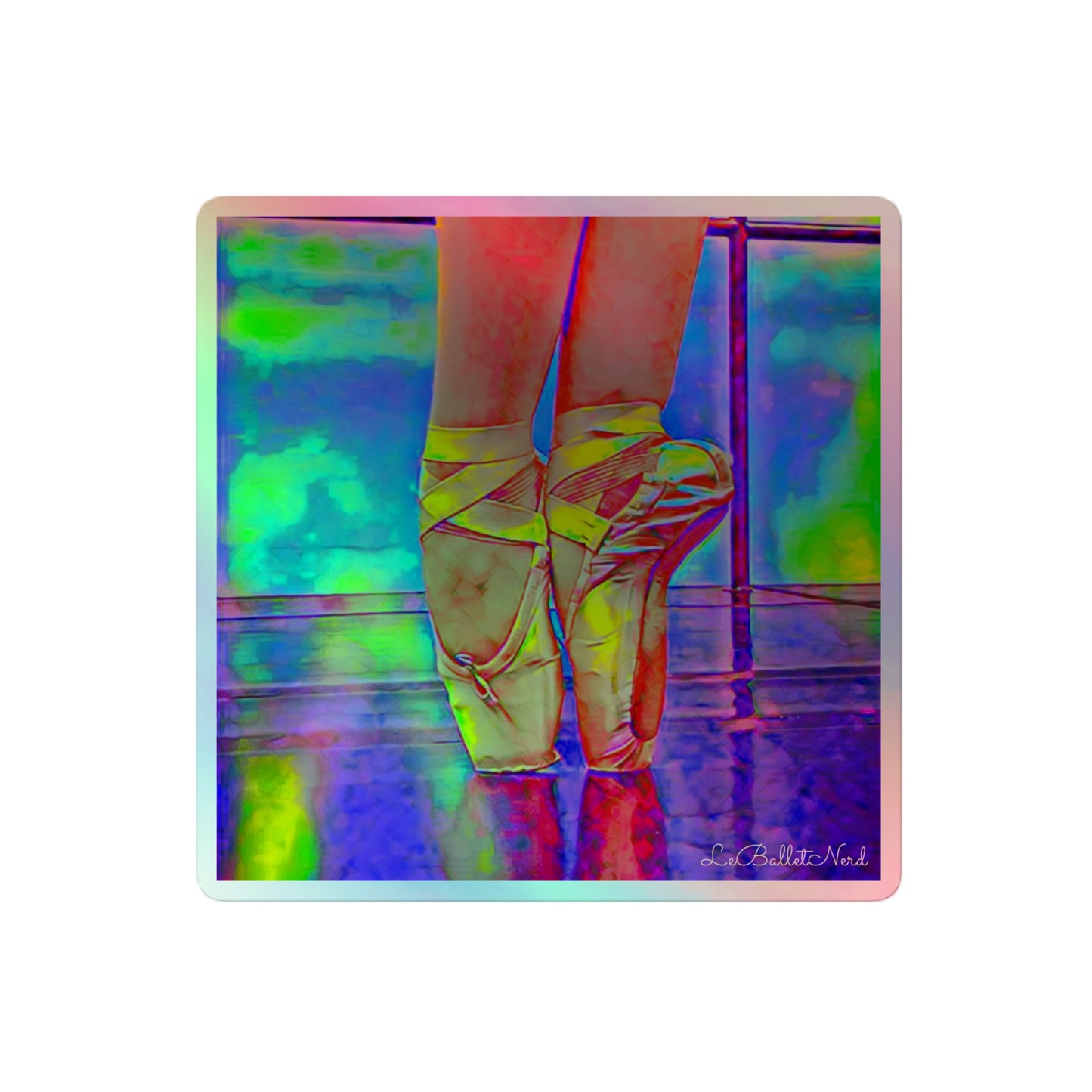 En Pointe Holographic stickers