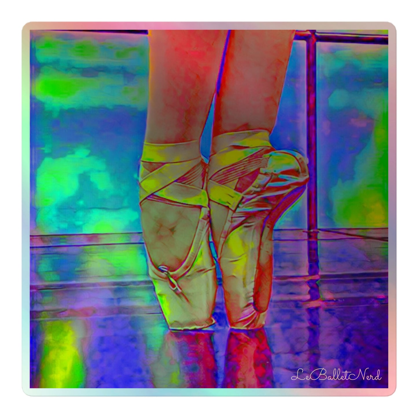 En Pointe Holographic stickers