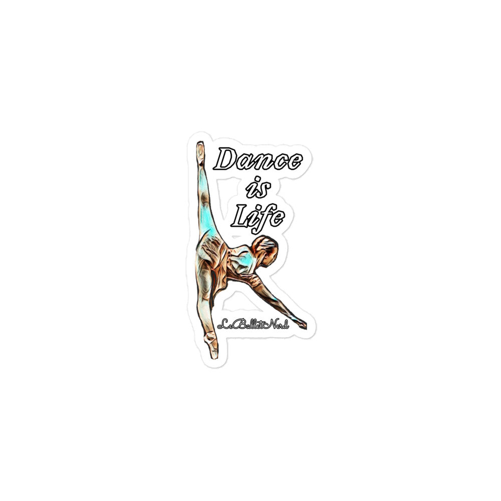 Dance is Life Bubble-free stickers