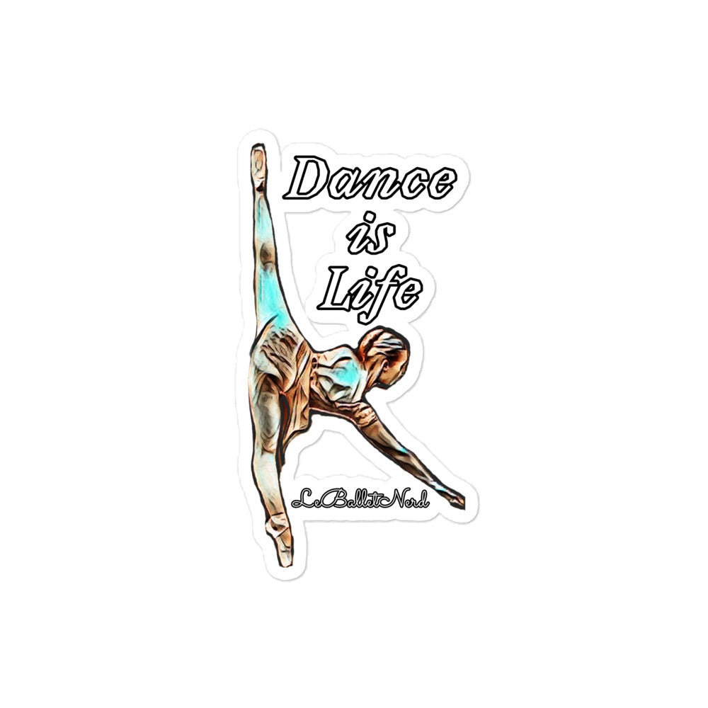 Dance is Life Bubble-free stickers