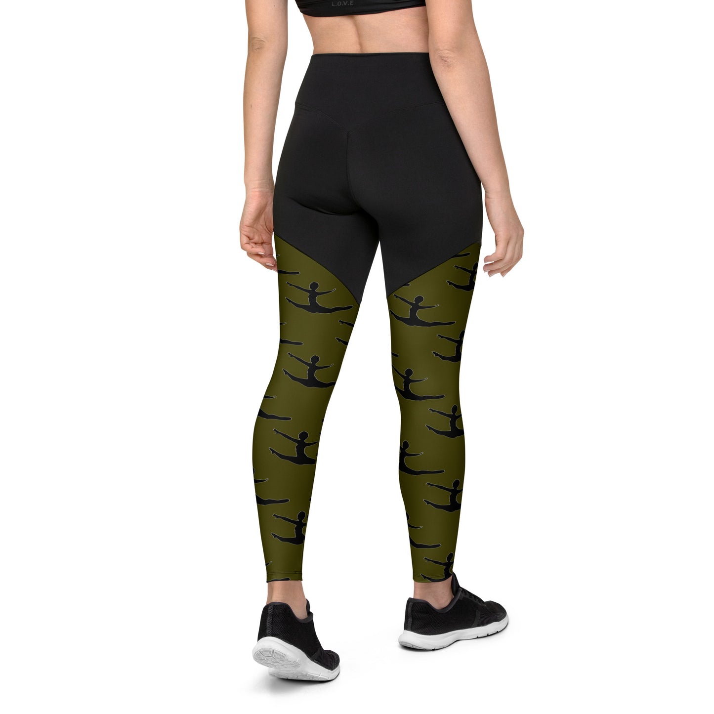 Greco Green Grand Jete Sports Leggings