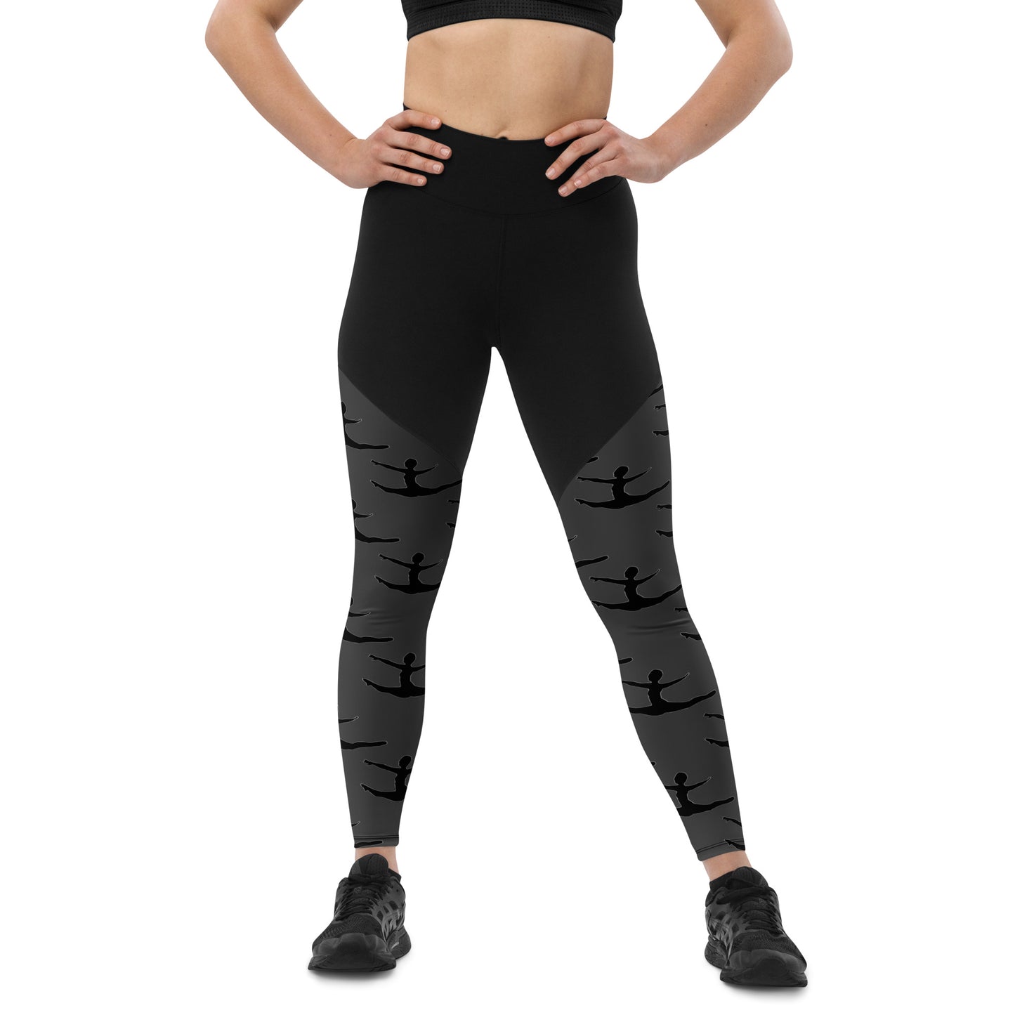 Graphite Grand Jete Sports Leggings