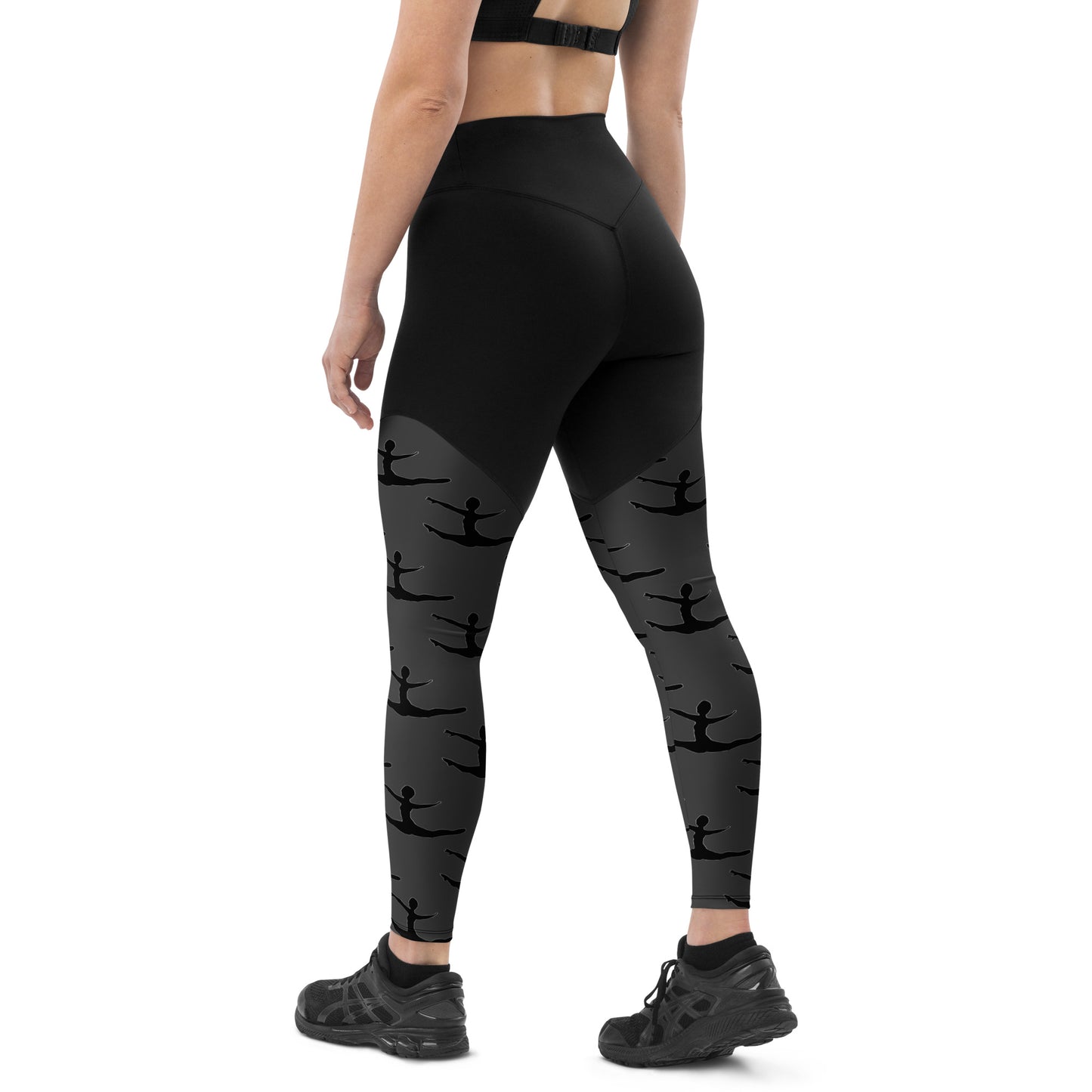 Graphite Grand Jete Sports Leggings