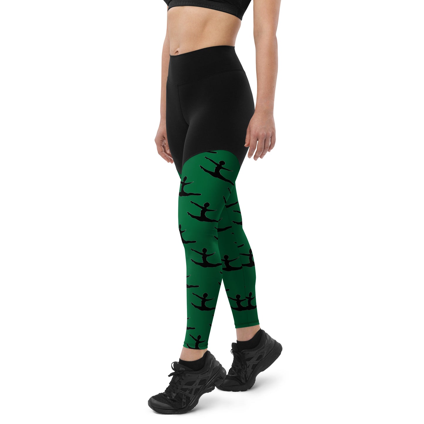 Emerald Grand Jete Sports Leggings