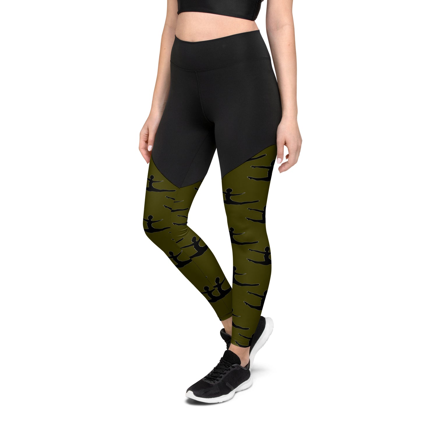 Greco Green Grand Jete Sports Leggings