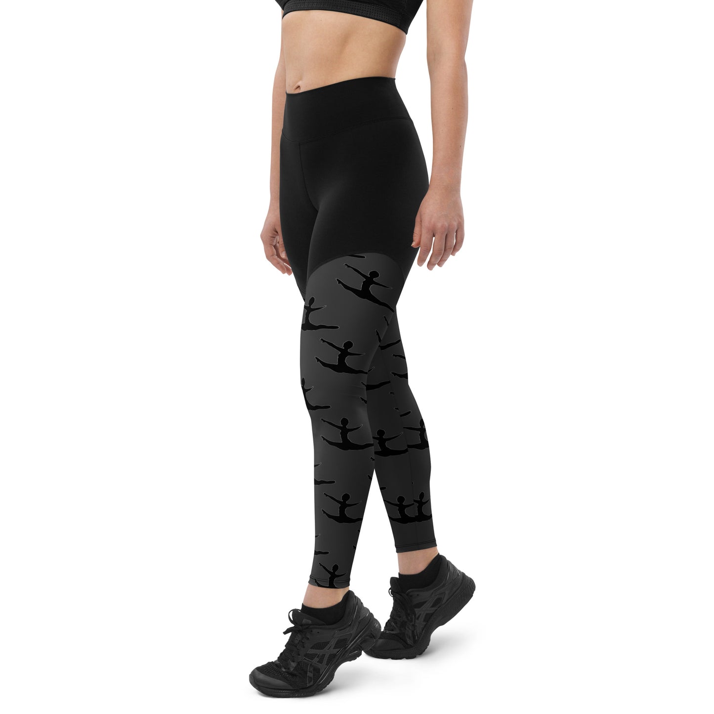 Graphite Grand Jete Sports Leggings