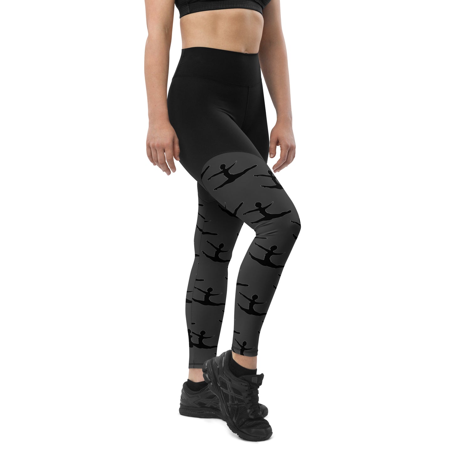 Graphite Grand Jete Sports Leggings