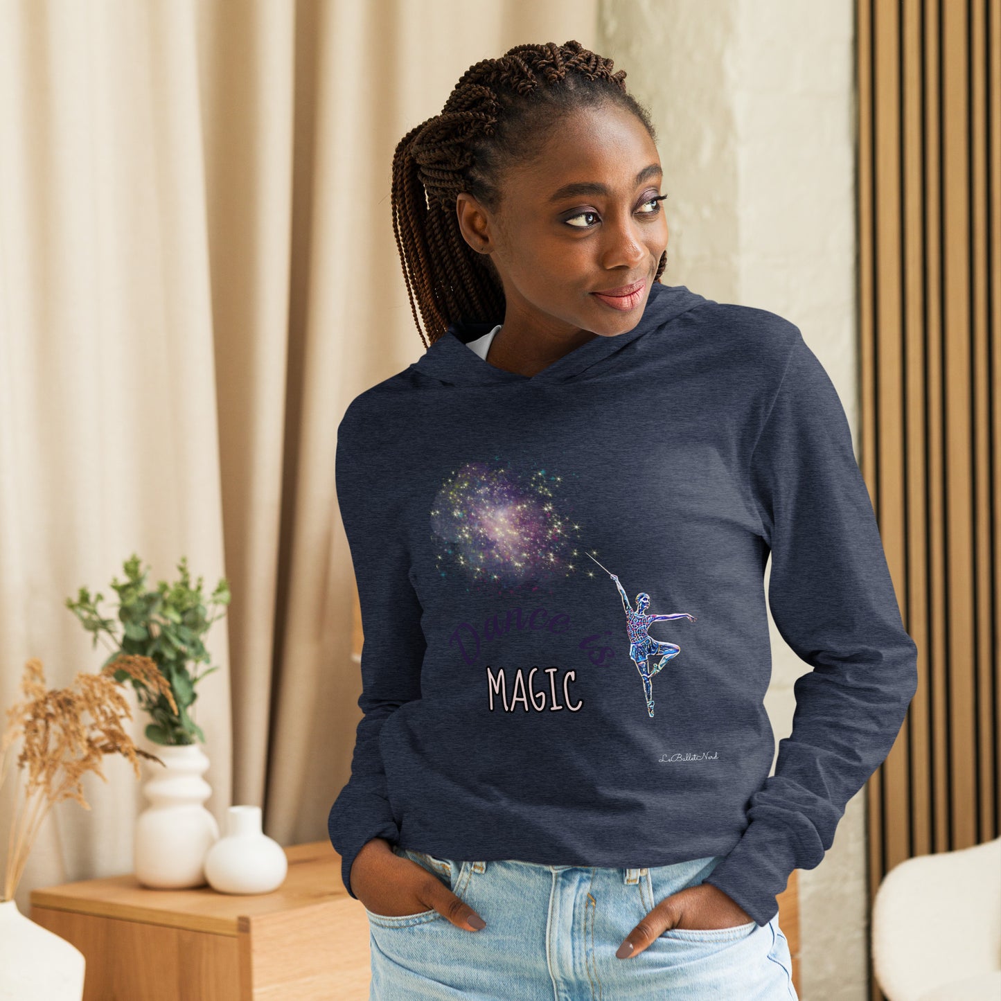 Dance is Magic Hooded long-sleeve tee