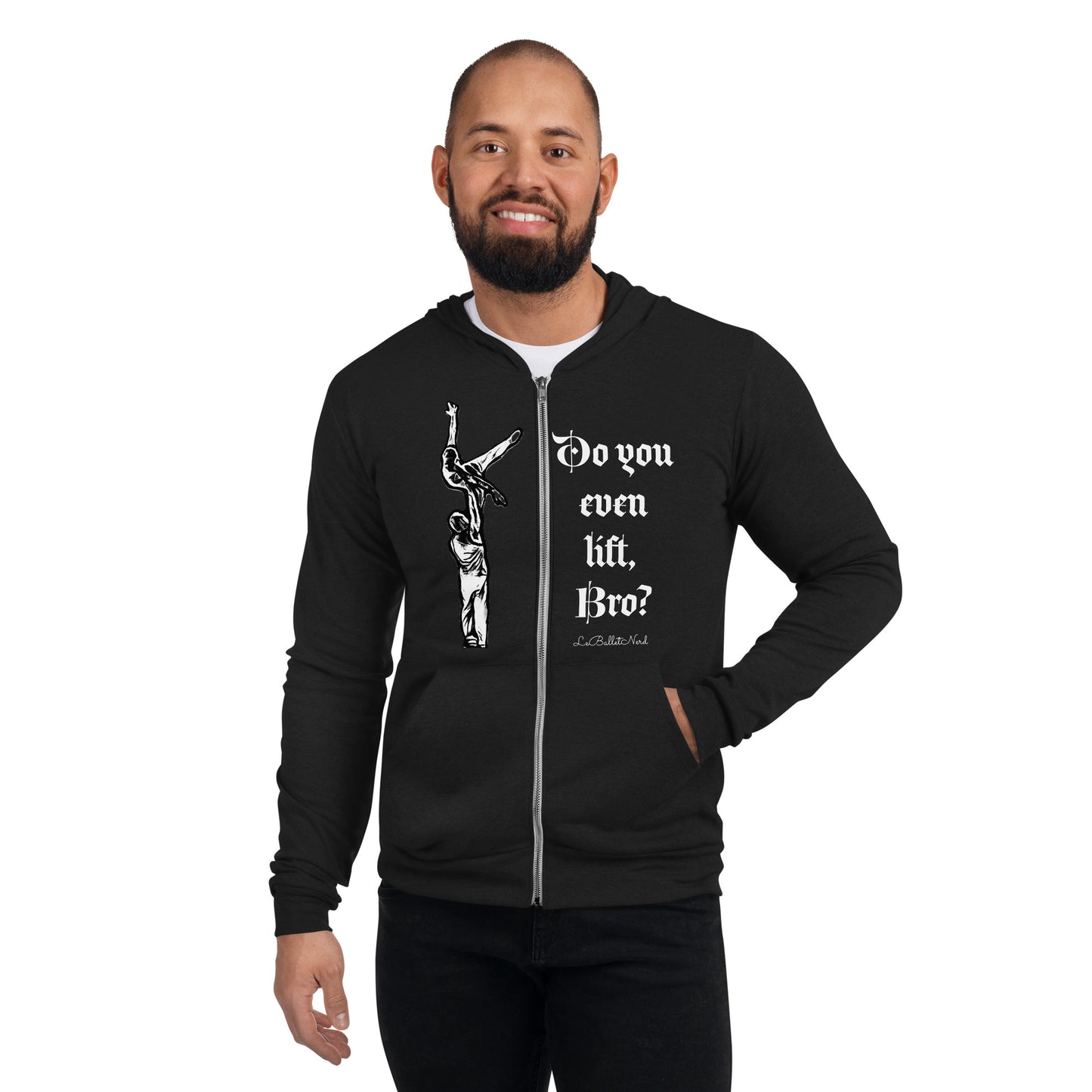 Do you even Unisex zip hoodie