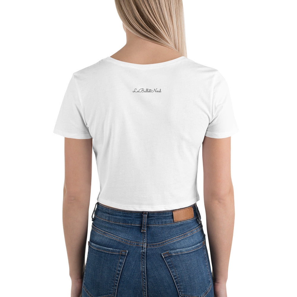 Leaping SUPERPOWER Women’s Crop Tee