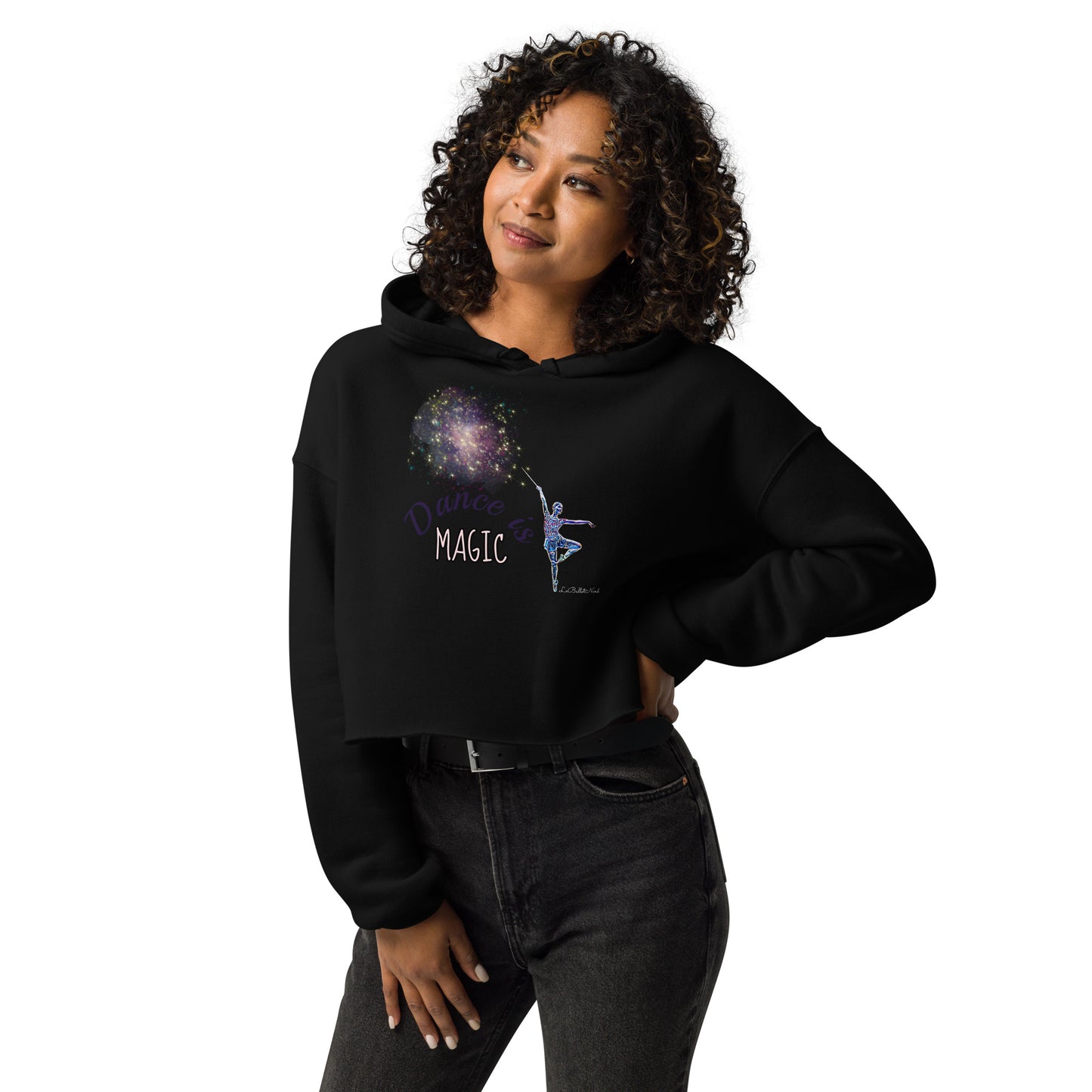 Dance is Magic Crop Hoodie