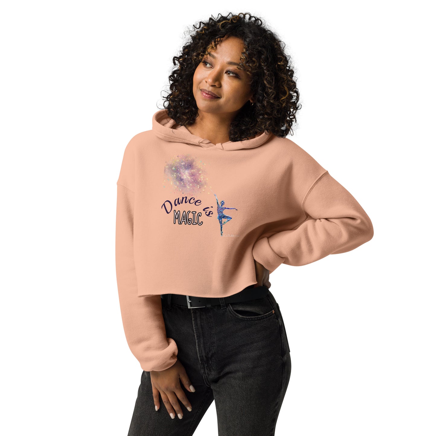 Dance is Magic Crop Hoodie