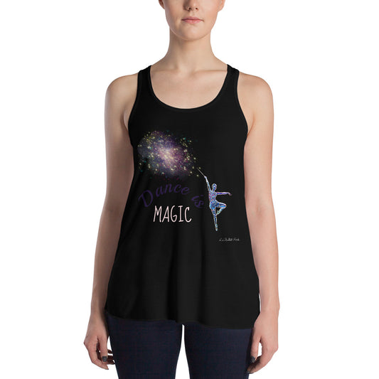 Dance is Magic Women's Flowy Racerback Tank