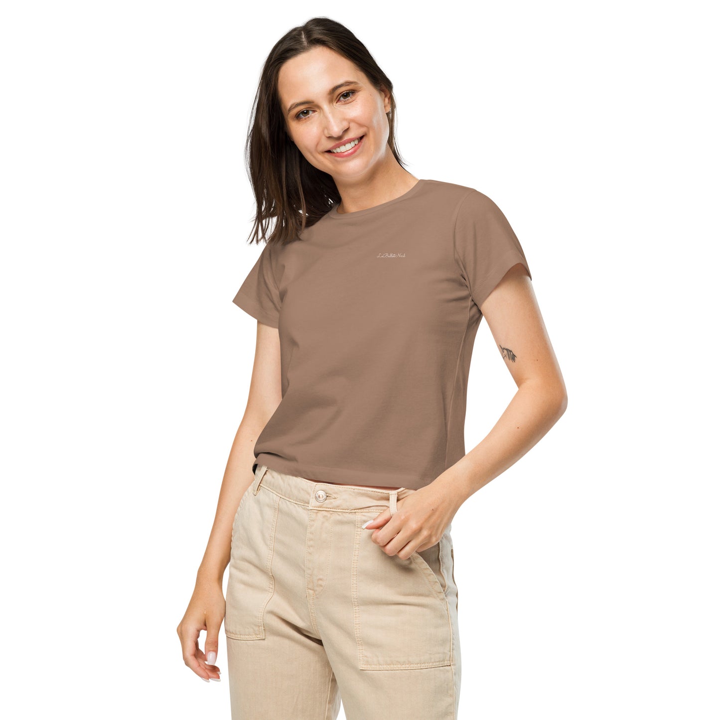 SUPERPOWER Women’s high-waisted t-shirt