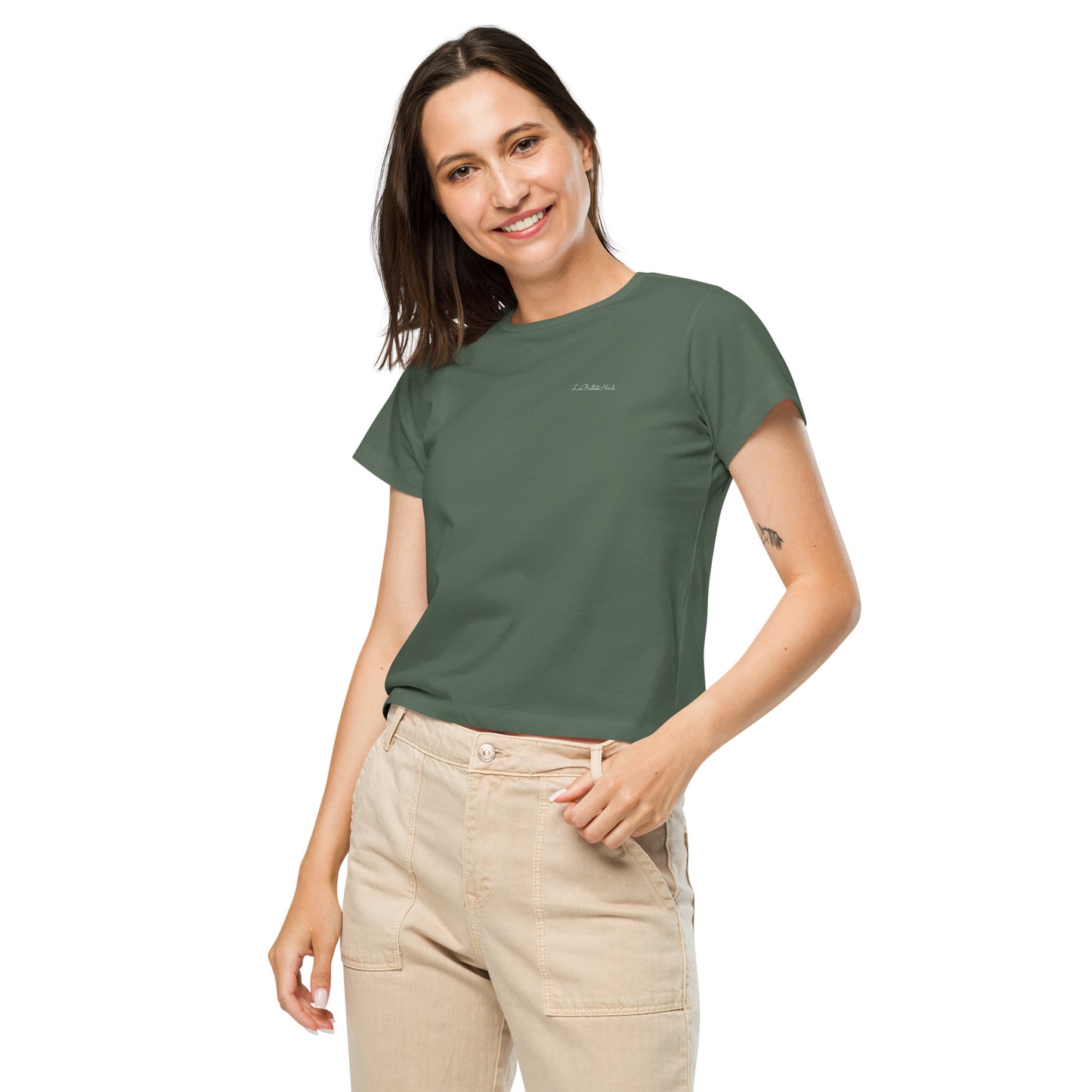 SUPERPOWER Women’s high-waisted t-shirt